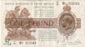 Treasury 1 Pound, from 1923